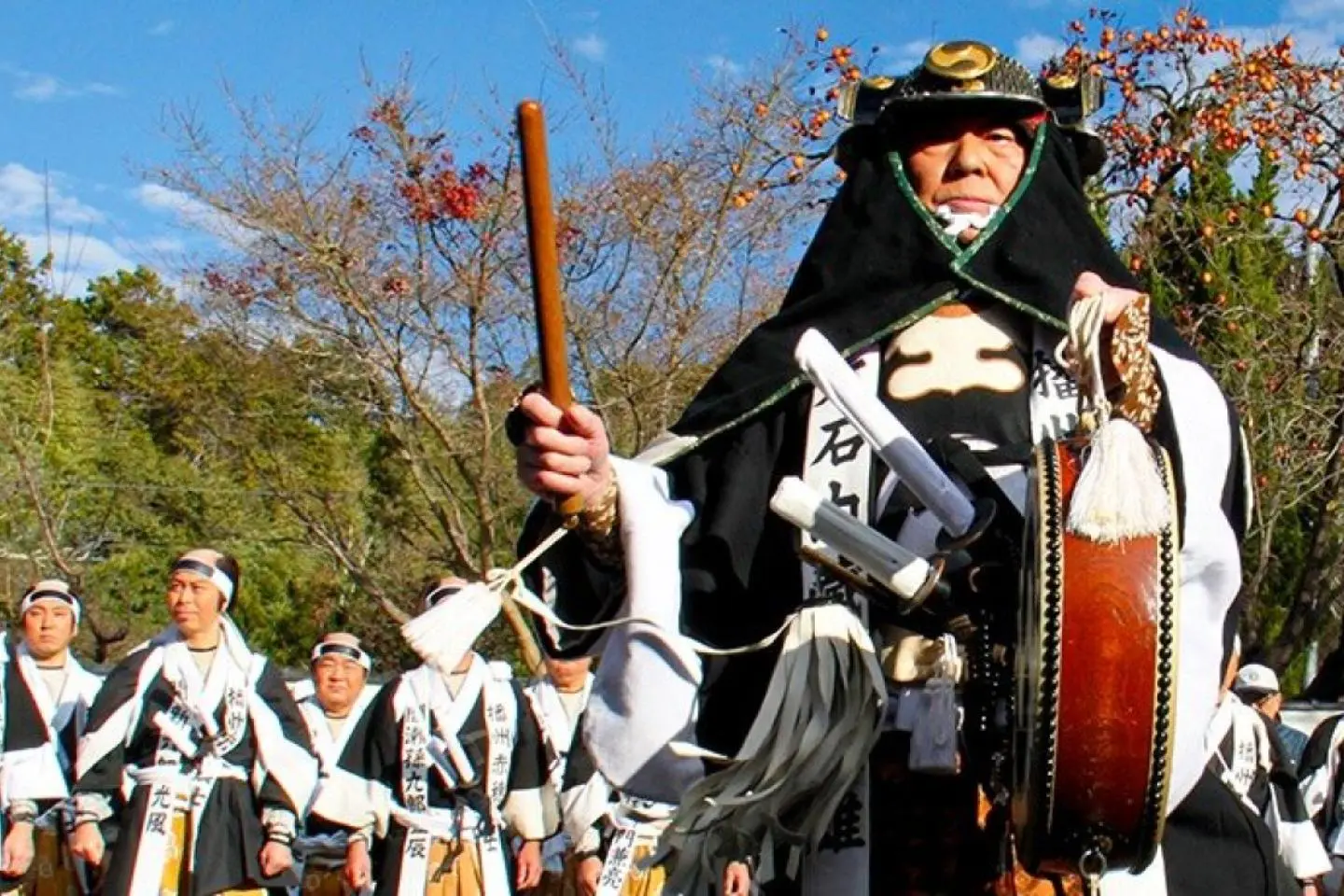 Performers in traditional Samurai clothes (Photo: Gishi Matsuri Committee Website)
