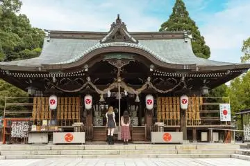 Kotozaki Hachimangu Shrine’s main hall