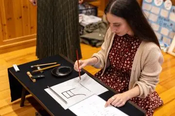 Practice calligraphy
