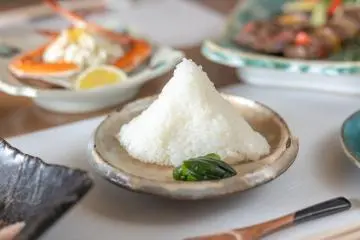 Freshly made onigiri