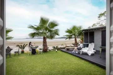 Communal lawn area