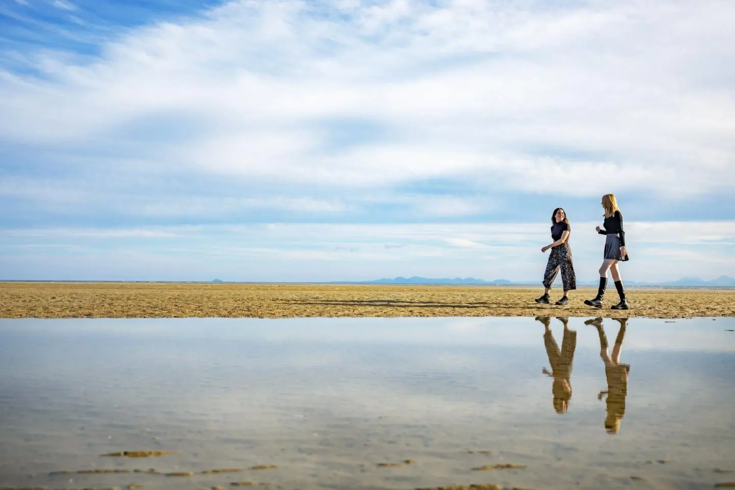 Kiwa La Beach’s mirror-esque tidal pools (Photo: Fabien Recoquille)