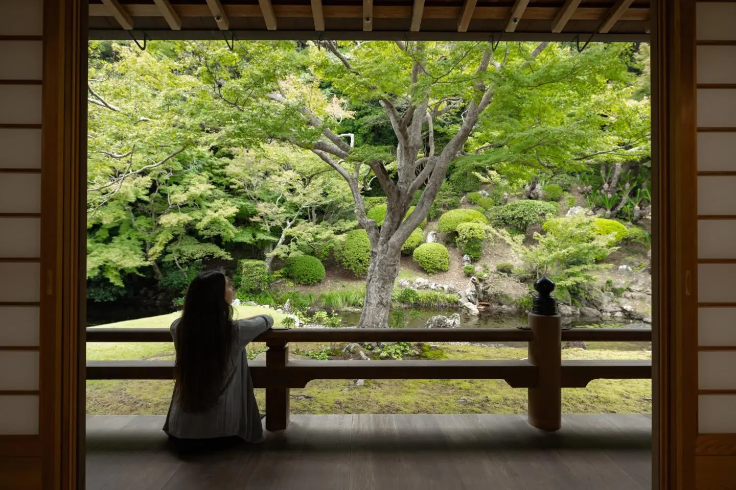 Ryushintei’s calming atmosphere (Photo: Fabien Recoquille)