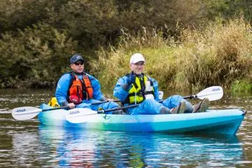 Kayaking with Ta-chan through the Kushiro Marshland