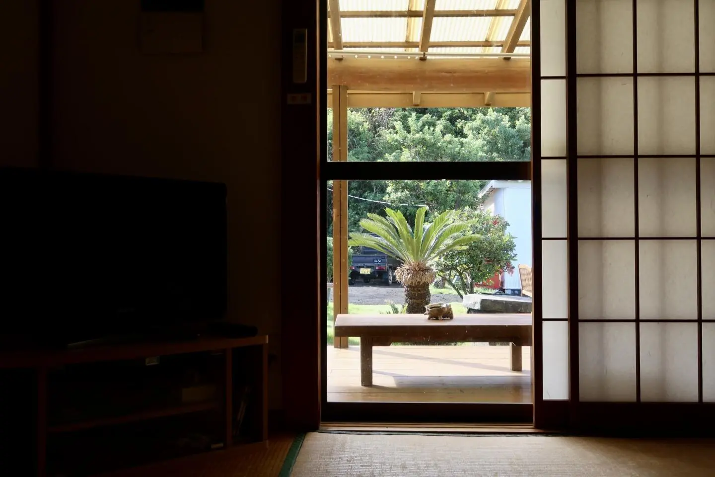 Doorway to outdoor terrace