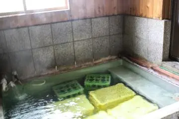 The bath where they submerge your limestones