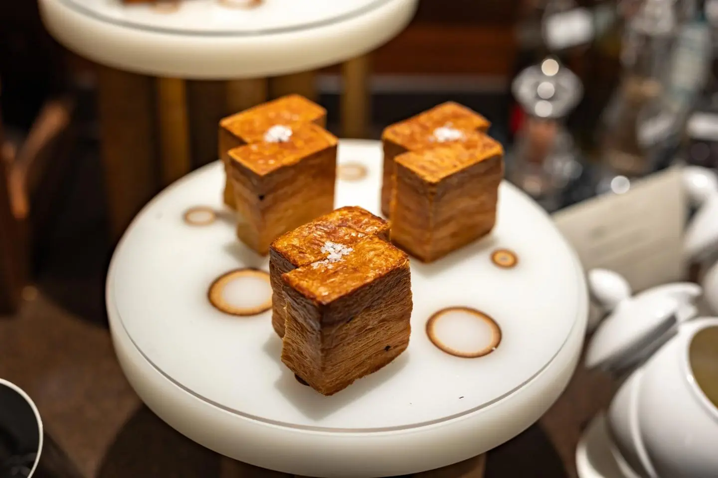 Truffle flavored cube croissant (Photo: Fabien Recoquille)
