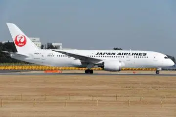 Photo: <a href="https://commons.wikimedia.org/wiki/File:Boeing_787-8_Dreamliner,_Japan_Airlines_-_JAL_AN2227768.jpg" target="_blank" rel="noreferrer noopener nofollow">Toshi Aoki - JP Spotters</a> / <a href="https://creativecommons.org/licenses/by-sa/3.0/deed.en" target="_blank" rel="noreferrer noopener nofollow">CC BY-SA 3.0</a>