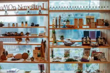 Hida Mori no Megumi's herbs rack