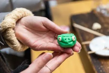 Handmade kappa wagashi (Photo: Pete Leong)