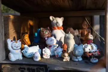 Cat shrine