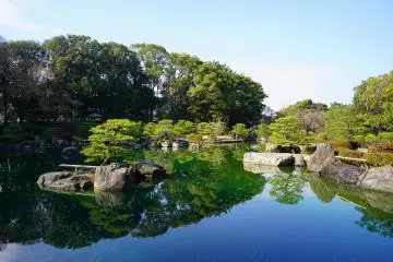 The Japanese garden at Fukuoka's Ohori Park is just one of the city's green spaces