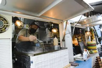 Food carts at Shizuoka Performing Arts Park