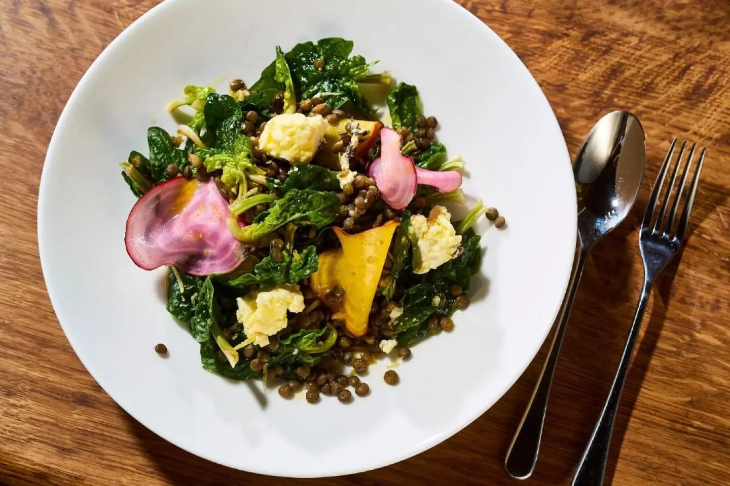 Puy lentil salad (Photo: Kristin Perers via Bills)