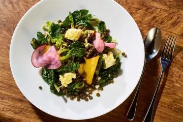 Puy lentil salad