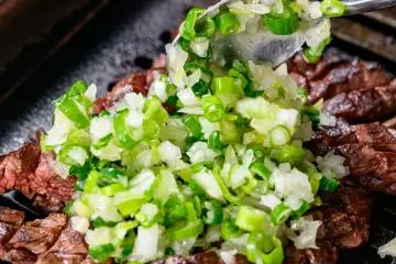 Negishio (salt/onion) skirt steak