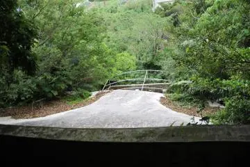 <p>This large modern tomb is on the southern side of the base of the hill at the Chibana Castle Site</p>