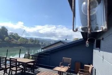 Relax on the rooftop terrace with a drink or meal