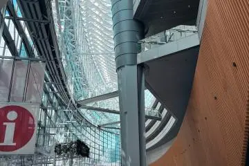 The stunning International Forum building is the setting for Art Fair Tokyo