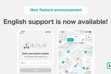 The release of the English-language LUUP app