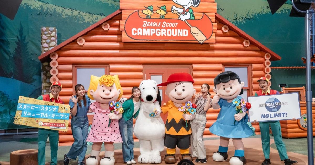 Snoopy Studios Reopening at USJ - Osaka - Japan Travel