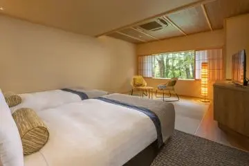 Inside the deluxe room