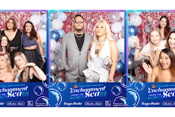 The photo booth at Video Game Prom 2024