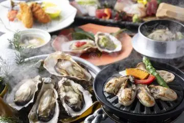 Seafood selection at Kamenoi Hotel Ako’s restaurant