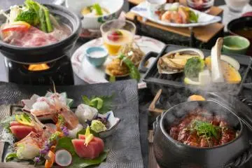Delicious dishes at Kamenoi Hotel Arima