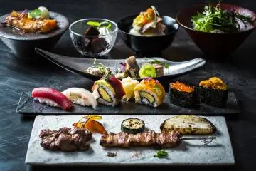 Dinner at SUSHI & GRILL IL ONAI