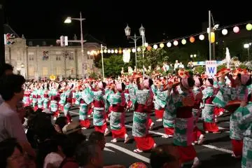 The Hanagasa Matsuri is one of many great events in the prefecture