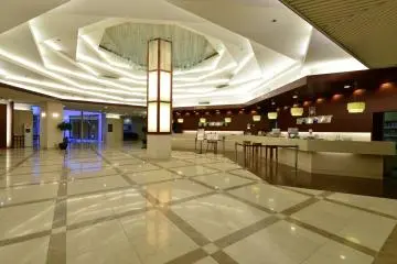 Front desk and lobby