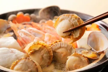 Scallop hotpot from Aomori