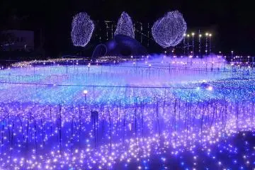 Many urban areas, such as Tokyo Midtown, go all out with their illumination events