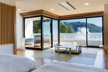 Premium Japanese-Western Room with open-air bath