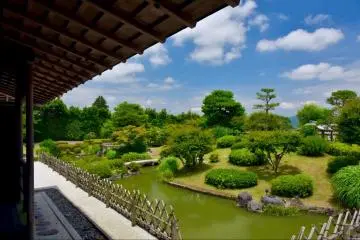 Japanese-style garden at Tea Museum, Shizuoka