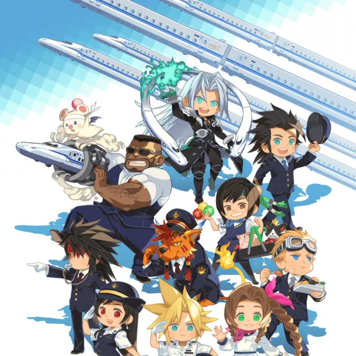 Final Fantasy VII Meets the Tokaido Shinkansen - Transport - Japan
