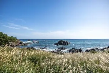 The horizon of Tanesashi Coast