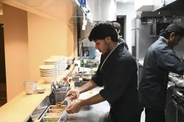 Crafting delicious dishes in the kitchen