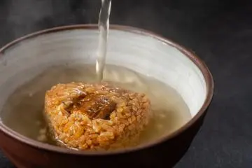 Chazuke (rice with green tea)