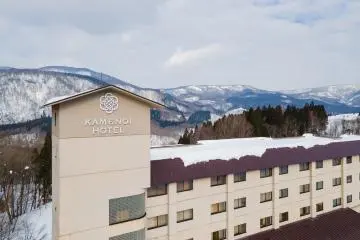 Kamenoi Hotel Tazawako’s exterior