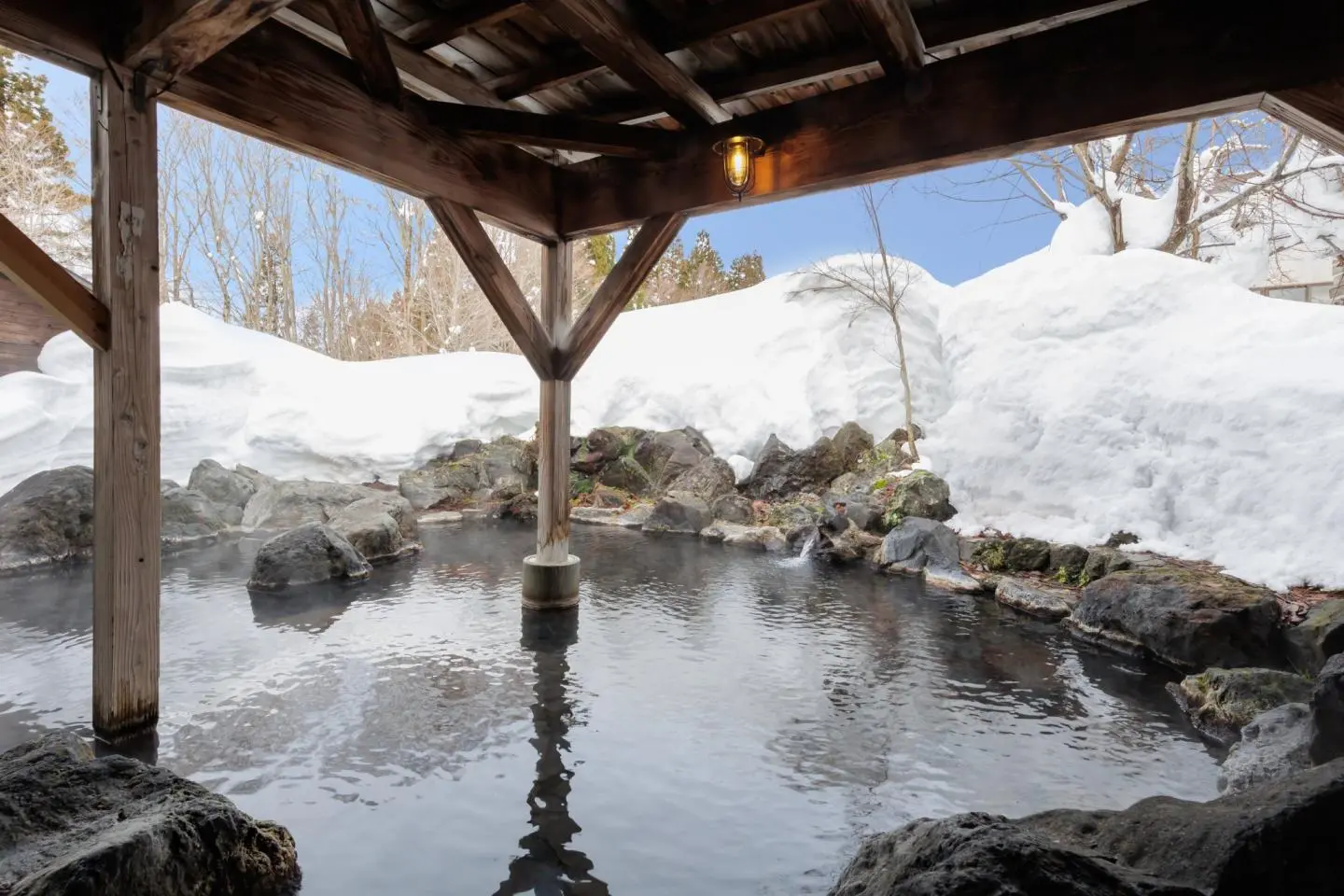 Open-air bath for women