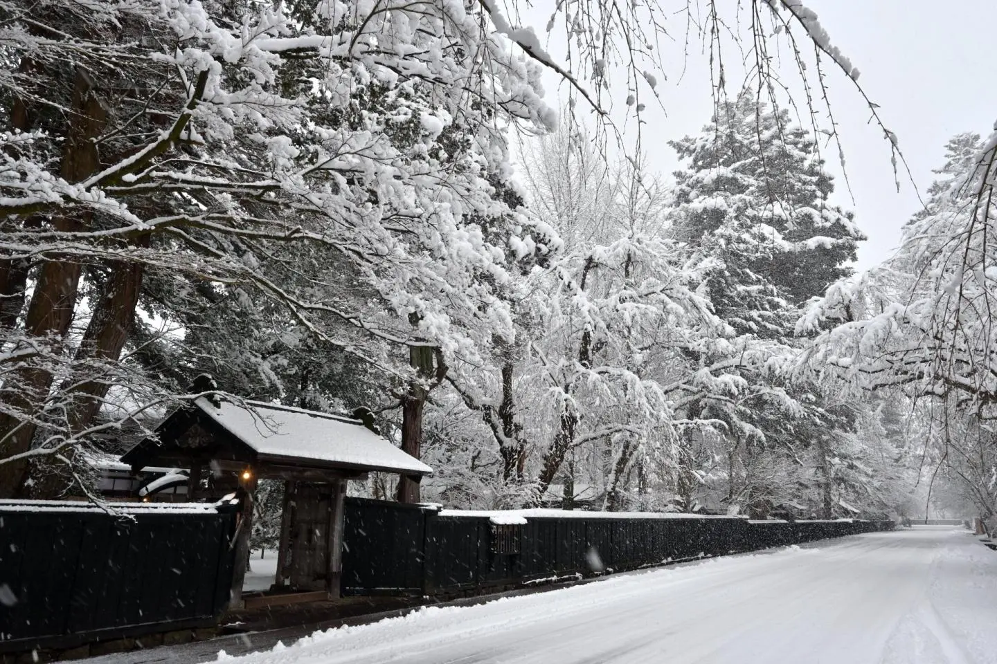 Kakunodate during winter