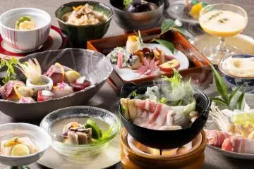 Kamenoi Hotel Kanonji's kaiseki cuisine