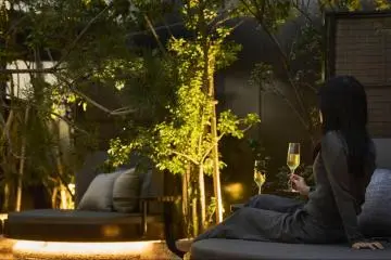 FUFU Tokyo Ginza’s rooftop terrace