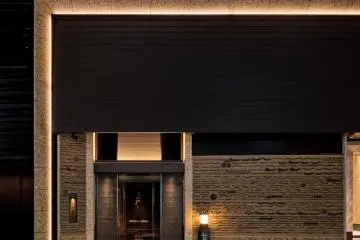 The atmospheric entrance to FUFU Tokyo Ginza
