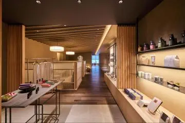 FUFU Tokyo Ginza’s lobby and souvenir corner