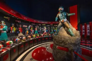 L'univers de Kamen Rider au Musée du Manga Ishinomori (Leslie Taylor) ©Ishimori Pro・Toei
