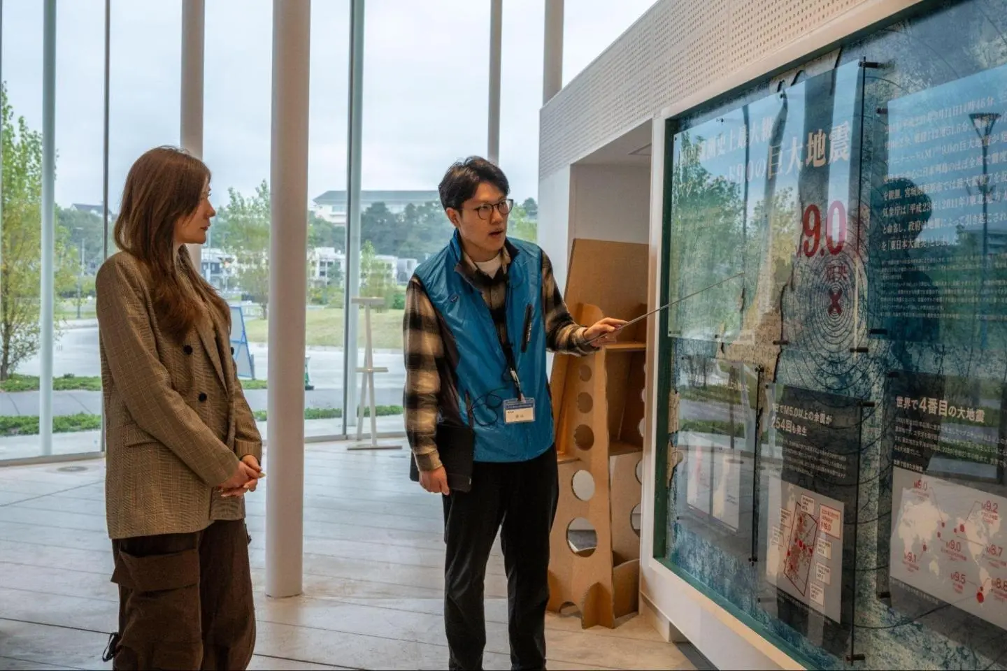 Maria visite le Musée mémorial du tsunami du 11 mars 2001 (Leslie Taylor) (Photo: Leslie Taylor)