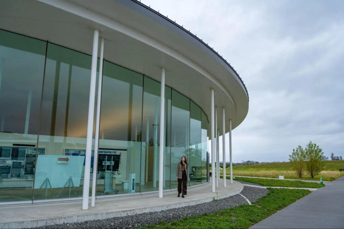 L'ampleur du tsunami de 2011, de la même taille que le Musée mémorial du tsunami de Miyagi du 11 mars 2001 (Leslie Taylor) (Photo: Leslie Taylor)